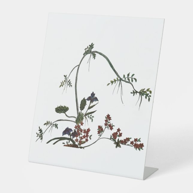 Expositor En L arte floral flor japonesa (Anverso)