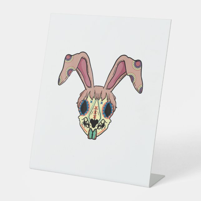 Expositor En L Así que Hoppin Boujee Easter Bunny Leopard Print B (Anverso)