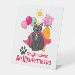Expositor En L Así Que Meowsome, ¡tan meowtastic!