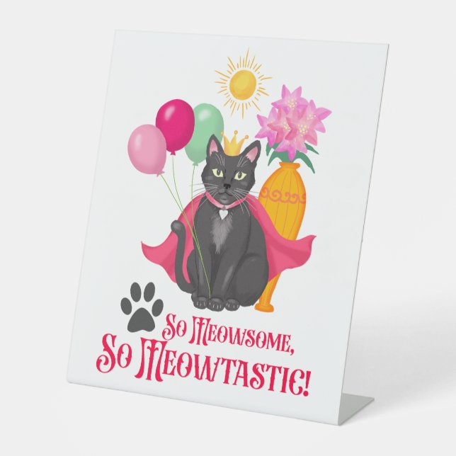 Expositor En L Así Que Meowsome, ¡tan meowtastic! (Anverso)