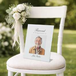 Expositor En L Asiento Reservado - Foto de Boda Memorial
