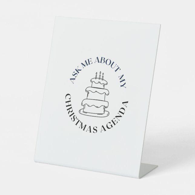 Expositor En L ask me about my x-mas agenda (Anverso)