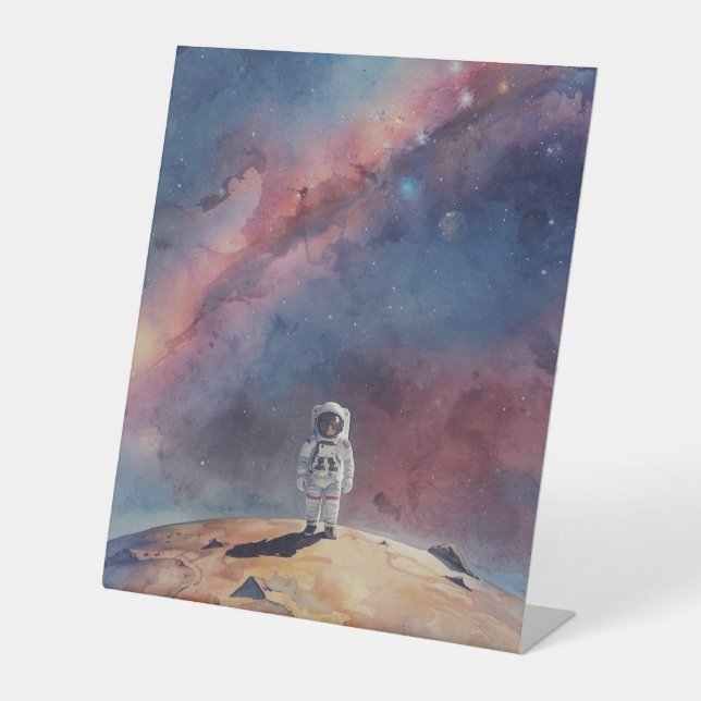 Expositor En L Astronauta en el espacio (Anverso)