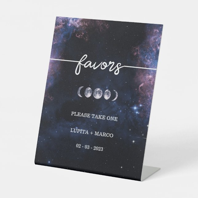 Expositor En L Astronomía Celestial Espacial Elegante Favoritos d (Anverso)