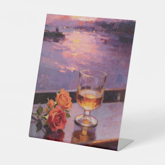 Expositor En L Atardecer y Whiskey (Anverso)