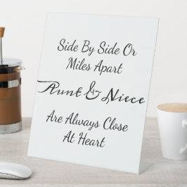 Expositor En L Aunt & Niece Quote – Side By Side or Miles Apart