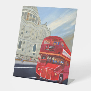 Expositor En L Autobús de Londres y Catedral de San Pablo Stand P