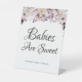 Expositor En L Autumant Elegant Purple Foliage Baby Shower