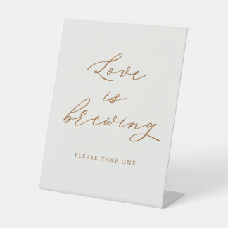 Expositor En L Autumn Bridal Shower Love is Brewing Coffee Favor