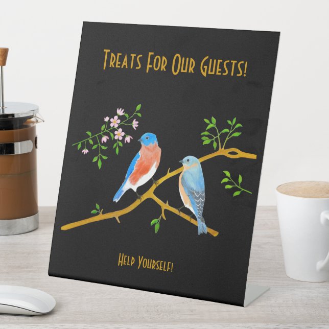 Expositor En L Aves azules (In Situ)