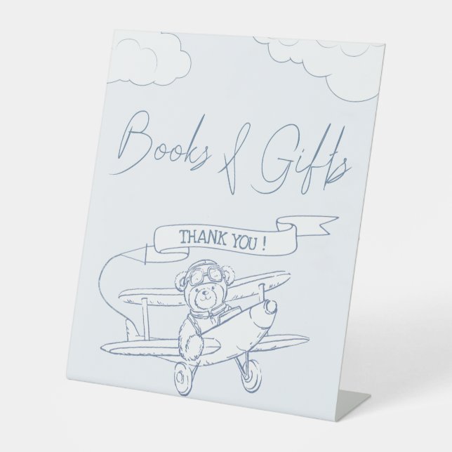 Expositor En L Aviador Piloto Avión Avión Libros de Carga Precios (Anverso)