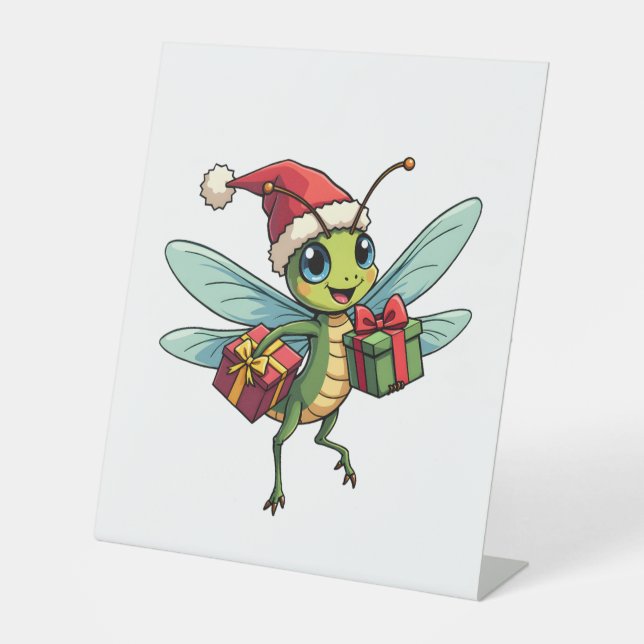 Expositor En L Ayudante de la libélula de Santa (Anverso)