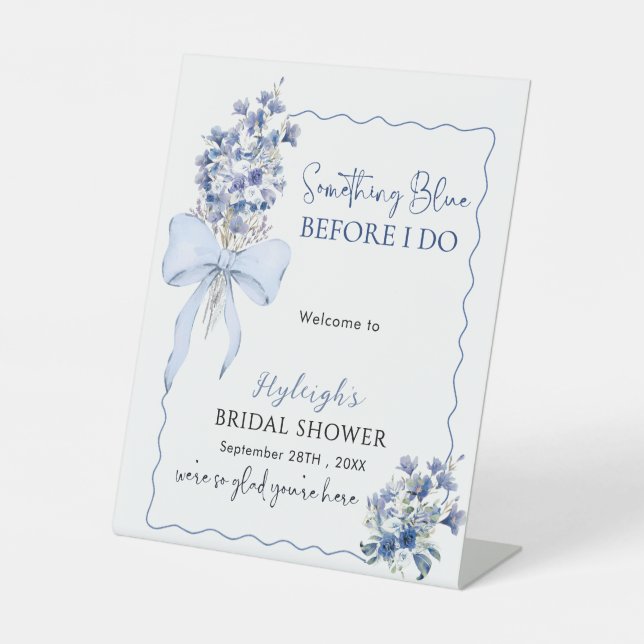 Expositor En L Azul agitado romántico antes de hacer ducha de nov (Anverso)