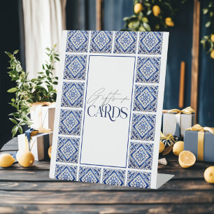 Expositor En L Azulejos azules Regalos Tarjetas Brigadas Mediterr