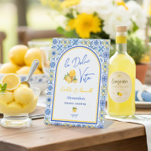 Azulejos Italianos Limón La Dolce Vita Despedida d
