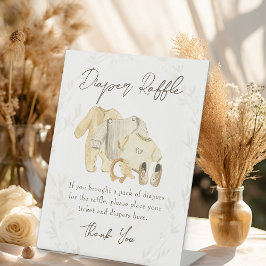 Expositor En L Baby Clothes Diaper Raffle Juego de Baby Shower