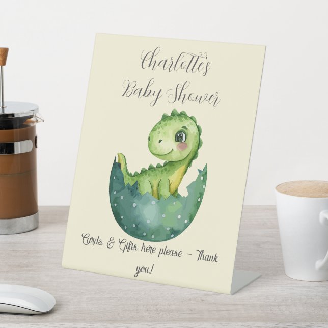 Expositor En L Baby Dino Baby Shower Gift Drop (In Situ)