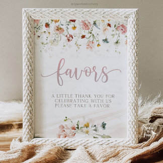 Expositor En L Baby in bloom baby shower favors