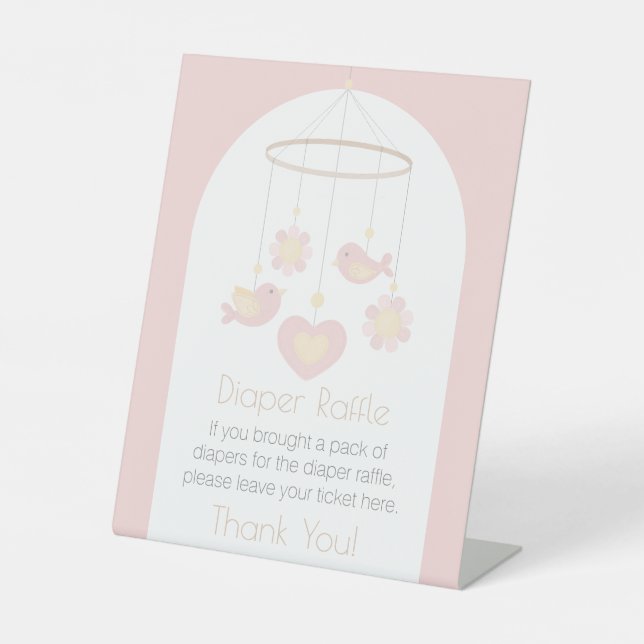 Expositor En L Baby Mobile Diaper Raffle (Anverso)