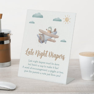 Expositor En L Baby Shower de Baby Game Airplane
