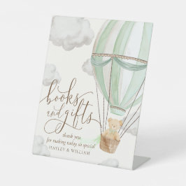 Expositor En L Baby Shower de libros y regalos de espera de Bearl