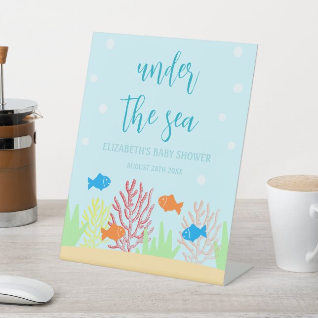 Expositor En L Baby Shower de Sea Life (In Situ)