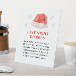 Expositor En L Baby Shower de vacaciones para niños de Santa Clau