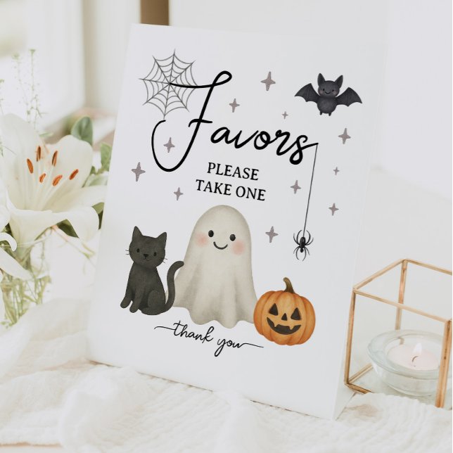 Expositor En L Baby Shower Favors de Halloween (Subido por el creador)