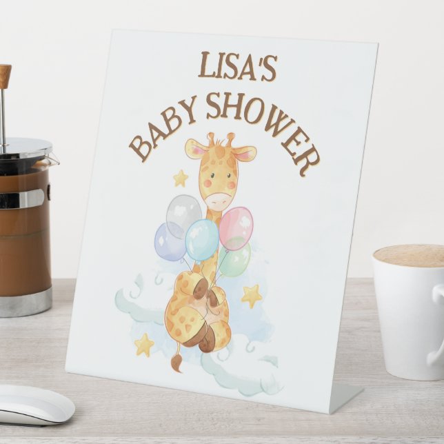 Expositor En L Baby Shower Giraffe (In Situ)