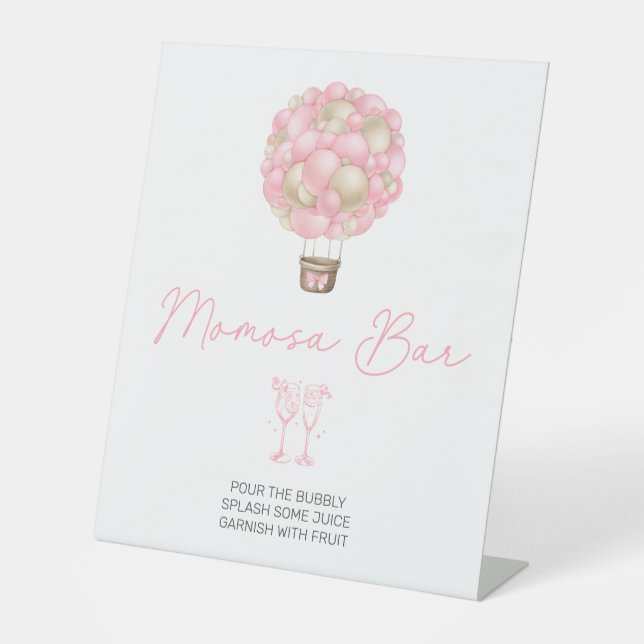 Expositor En L Baby Shower Momosa Bar (Anverso)