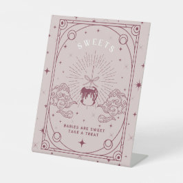 Expositor En L Baby Shower rosa dulce