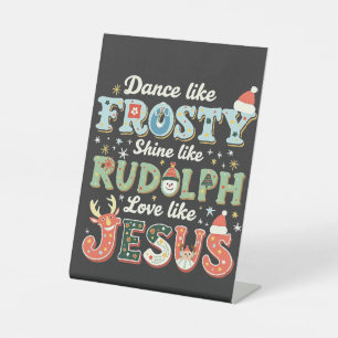 Expositor En L Bailar como un Shine helado como Rudolph Love Like