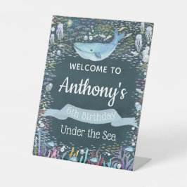 Expositor En L Bajo El Mar Cualquier Bienvenida De Cumpleaños De 