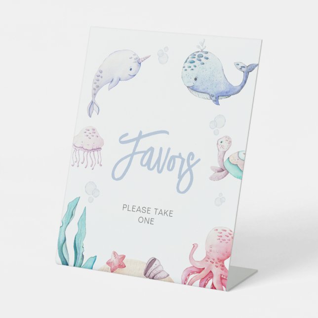 Expositor En L Bajo el mar, los favoritos de la ducha náutica (Anverso)