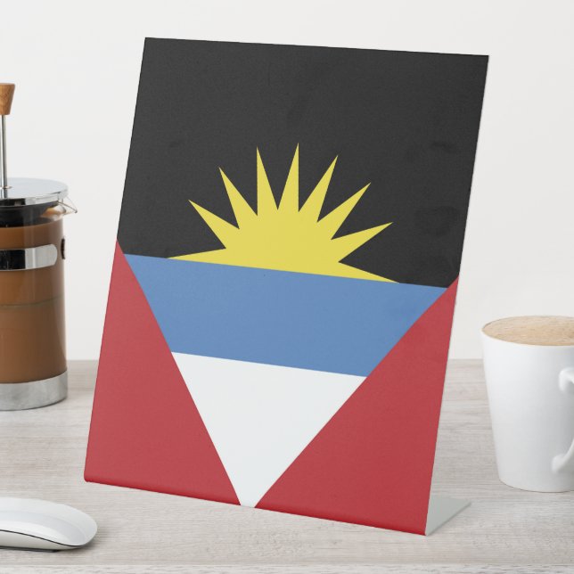 Expositor En L Bandera de Antigua y Barbuda (In Situ)
