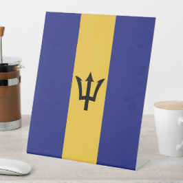 Expositor En L Bandera de Barbados