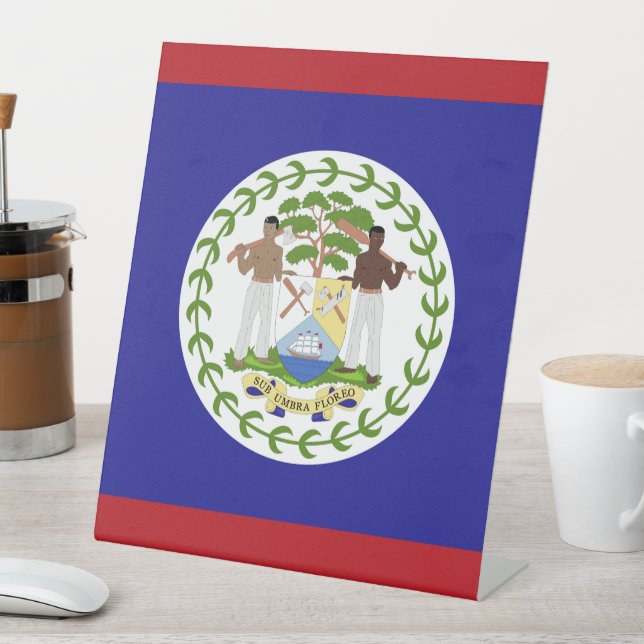 Expositor En L Bandera de Belice (In Situ)