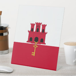 Expositor En L Bandera de Gibraltar