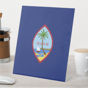 Expositor En L Bandera de Guam