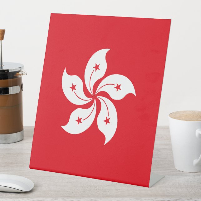 Expositor En L Bandera de Hong Kong (In Situ)