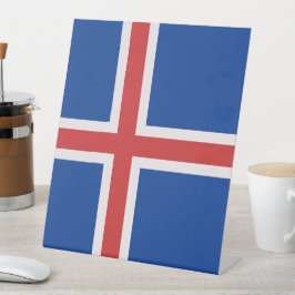 Expositor En L Bandera de Islandia