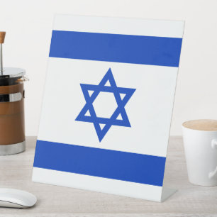 Expositor En L Bandera de Israel
