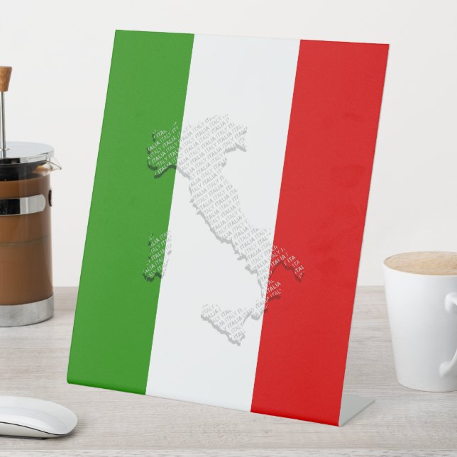 Expositor En L Bandera de Italia (In Situ)