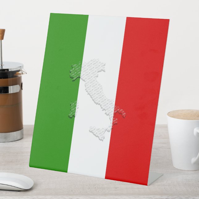 Expositor En L Bandera de Italia (In Situ)