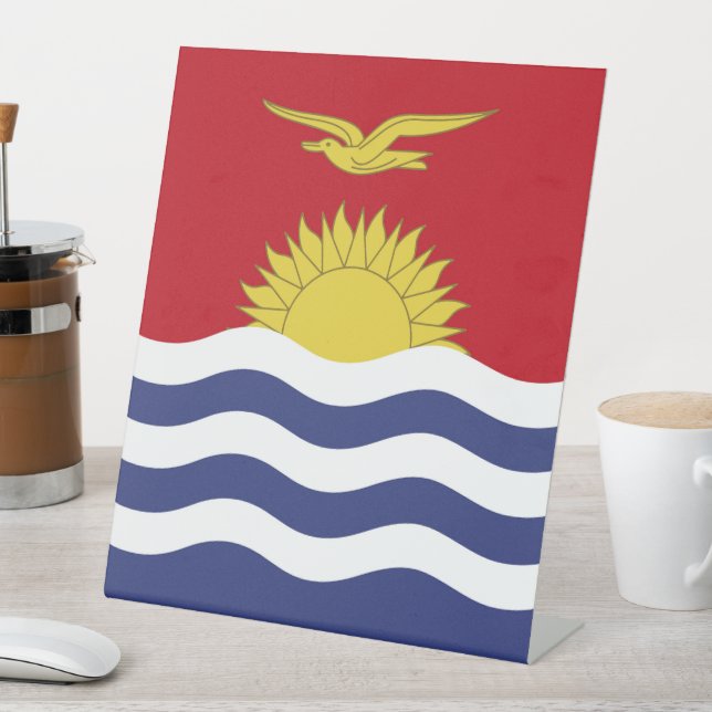 Expositor En L Bandera de Kiribati (In Situ)