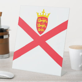 Expositor En L Bandera de la Isla de Jersey