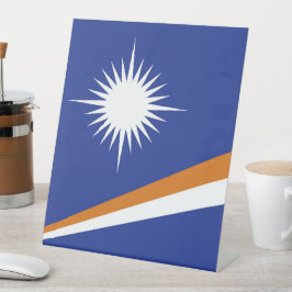 Expositor En L Bandera de las Islas Marshall