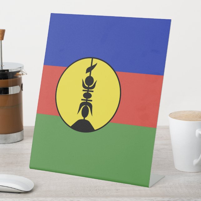 Expositor En L Bandera de Nueva Caledonia (In Situ)