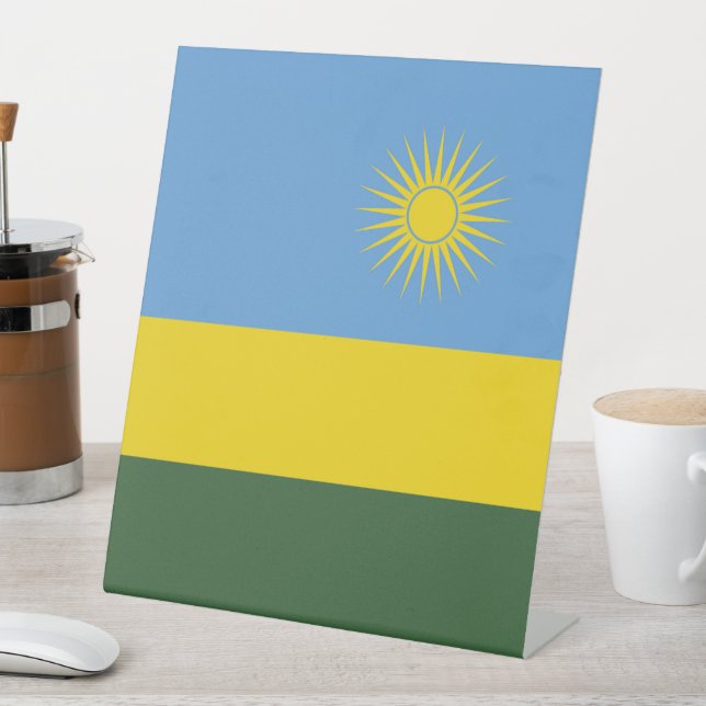 Expositor En L Bandera de Ruanda (In Situ)