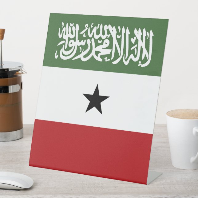 Expositor En L Bandera de Somaliland (In Situ)